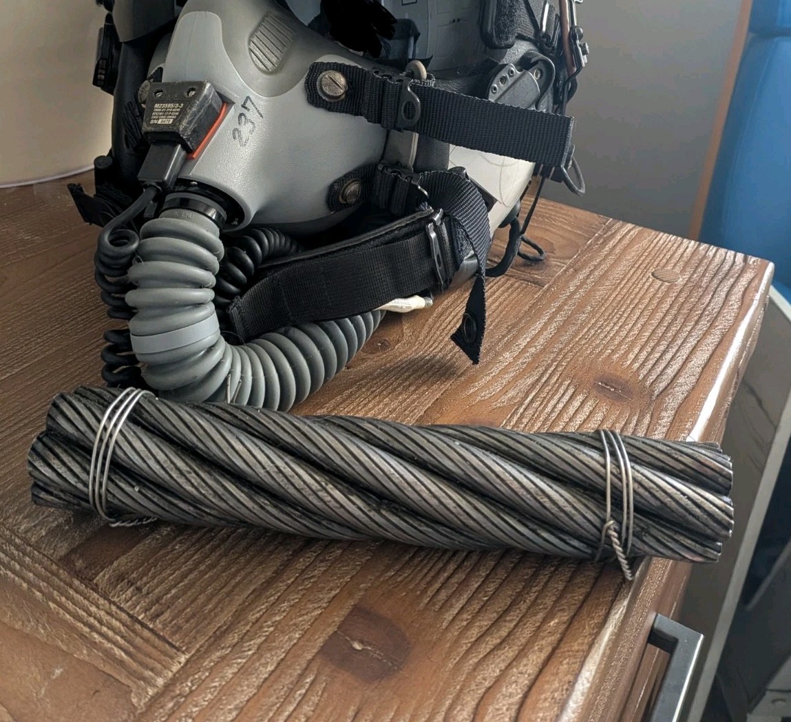 Operation Epic Fury Aircraft Carrier CDP (Cross Deck Pendant) Wire CVN-77 Operation Epic Fury Aircraft Carrier CDP (Cross Deck Pendant) Wire CVN-77