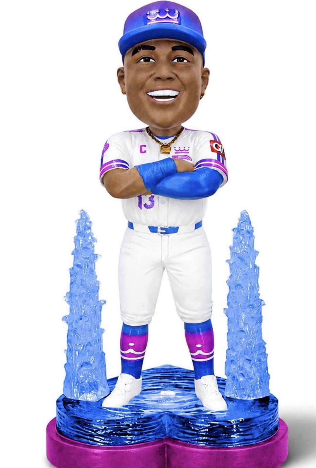 Royals Salvador Perez City Connect Bobblehead Kansas City Salvy KC Captian 9/25 Royals Salvador Perez City Connect Bobblehead Kansas City Salvy KC Captian 9/25