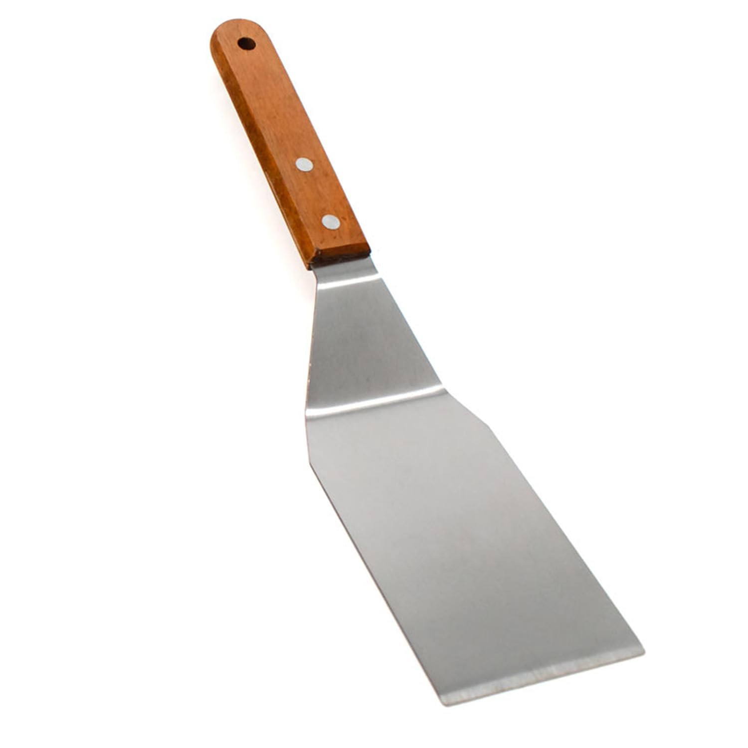 Norpro Stainless Steel Scraper Spatula with Mahogany Handle, 12-Inch, Silver Norpro Stainless Steel Scraper Spatula with Mahogany Handle, 12-Inch, Silver
