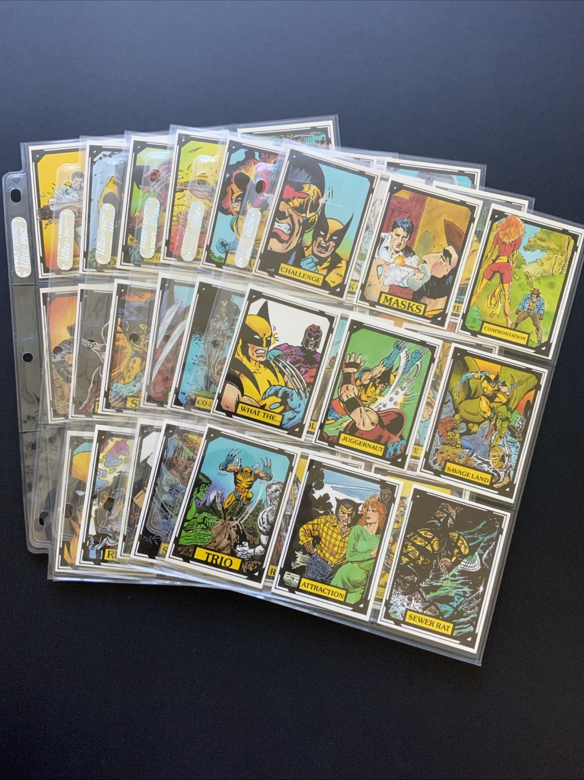Vintage 1988 Marvel Wolverine Comic Images 50 Card Set Complete Vintage 1988 Marvel Wolverine Comic Images 50 Card Set Complete