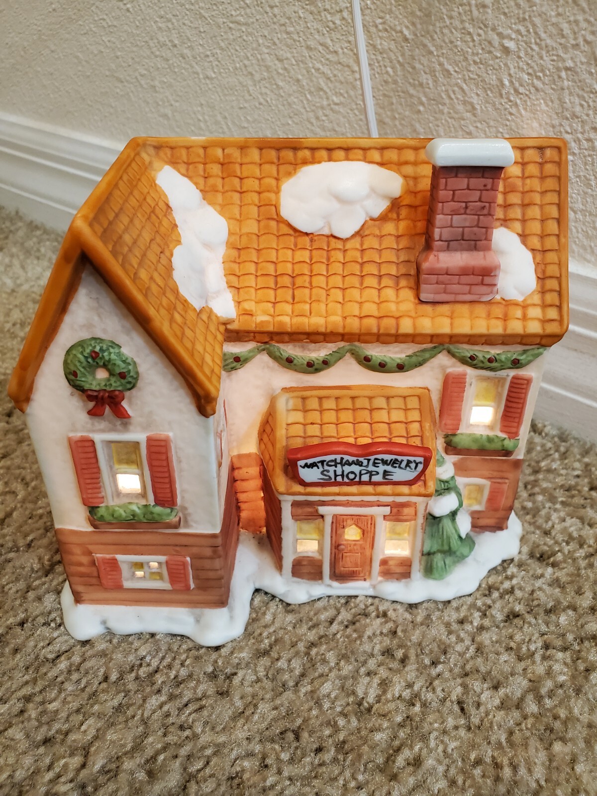 1990 EPI INTERNATIONAL SWISS VILLAGE "WATCH & JEWELRY SHOPPE" LIGHTED 1990 EPI INTERNATIONAL SWISS VILLAGE "WATCH & JEWELRY SHOPPE" LIGHTED