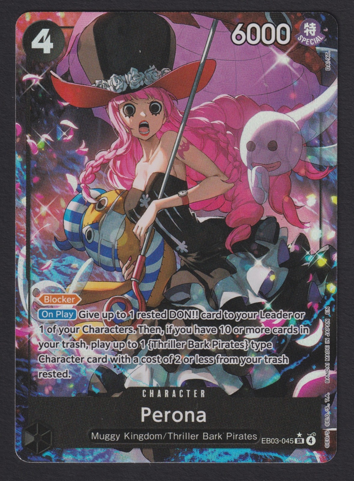 Perona EB03-045 Alt Art NM One Piece TCG English Perona EB03-045 Alt Art NM One Piece TCG English