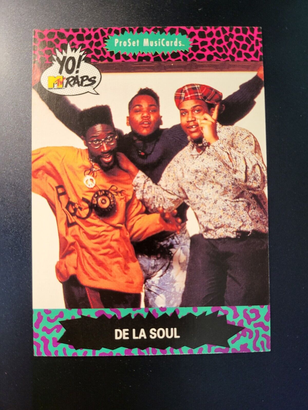 1991 ProSet MusiCards YO MTV Raps De LA Soul RC card #14