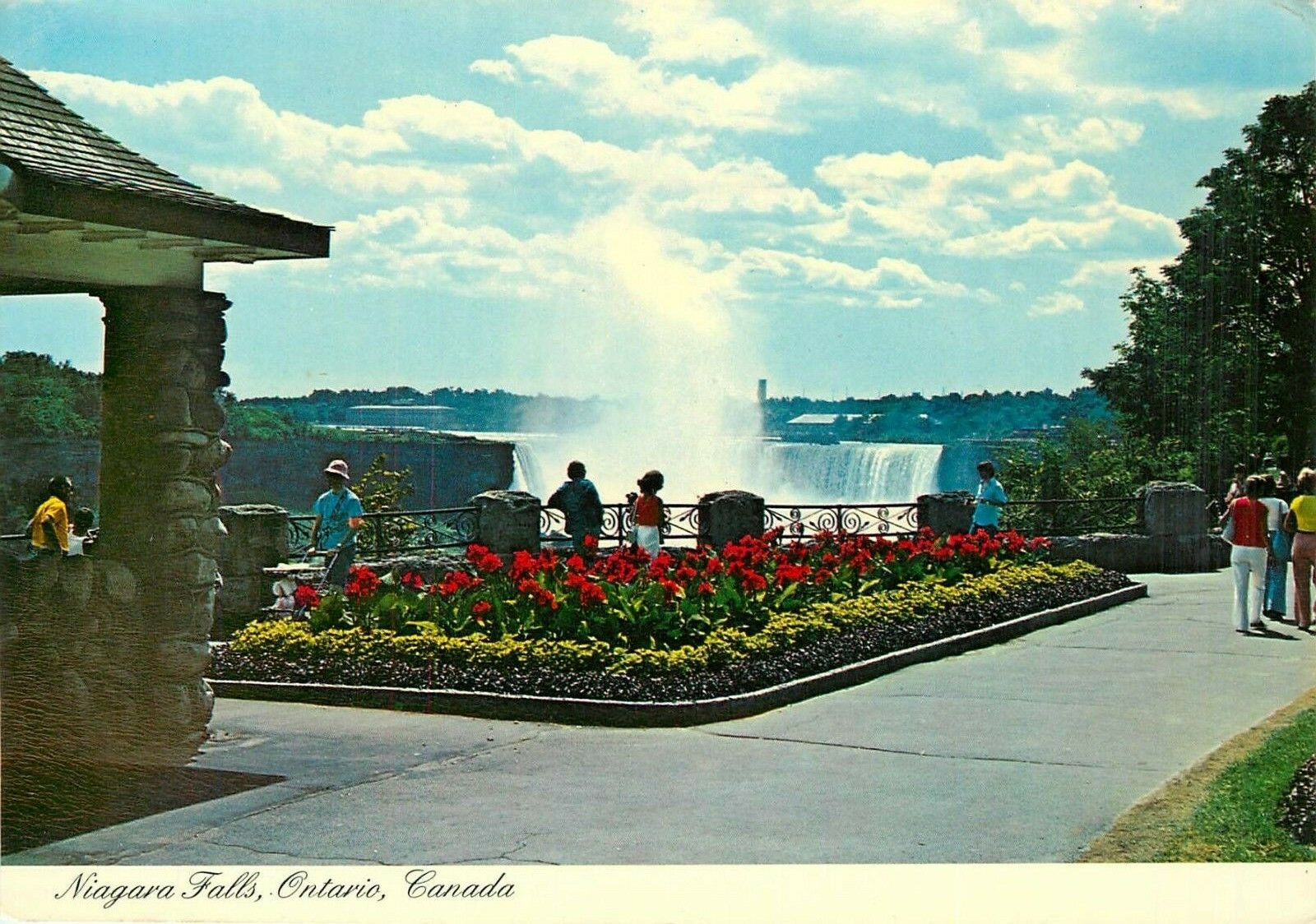 Niagara Falls Observation Point Canada Postcard