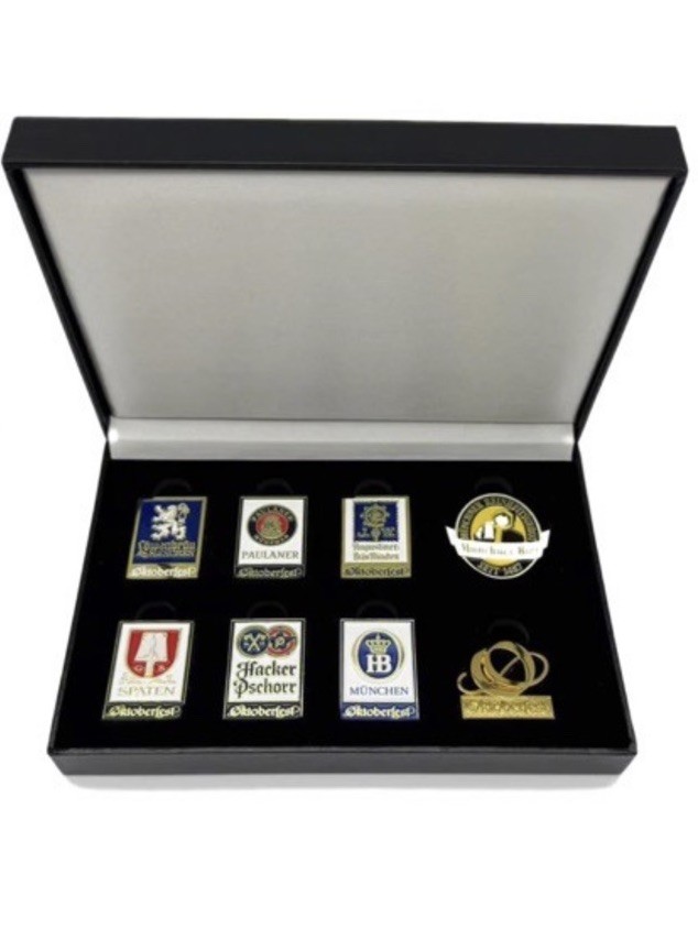 Munich Oktoberfest 2026 Official Munich Breweries 8 Pin Set - New In Box Munich Oktoberfest 2026 Official Munich Breweries 8 Pin Set - New In Box