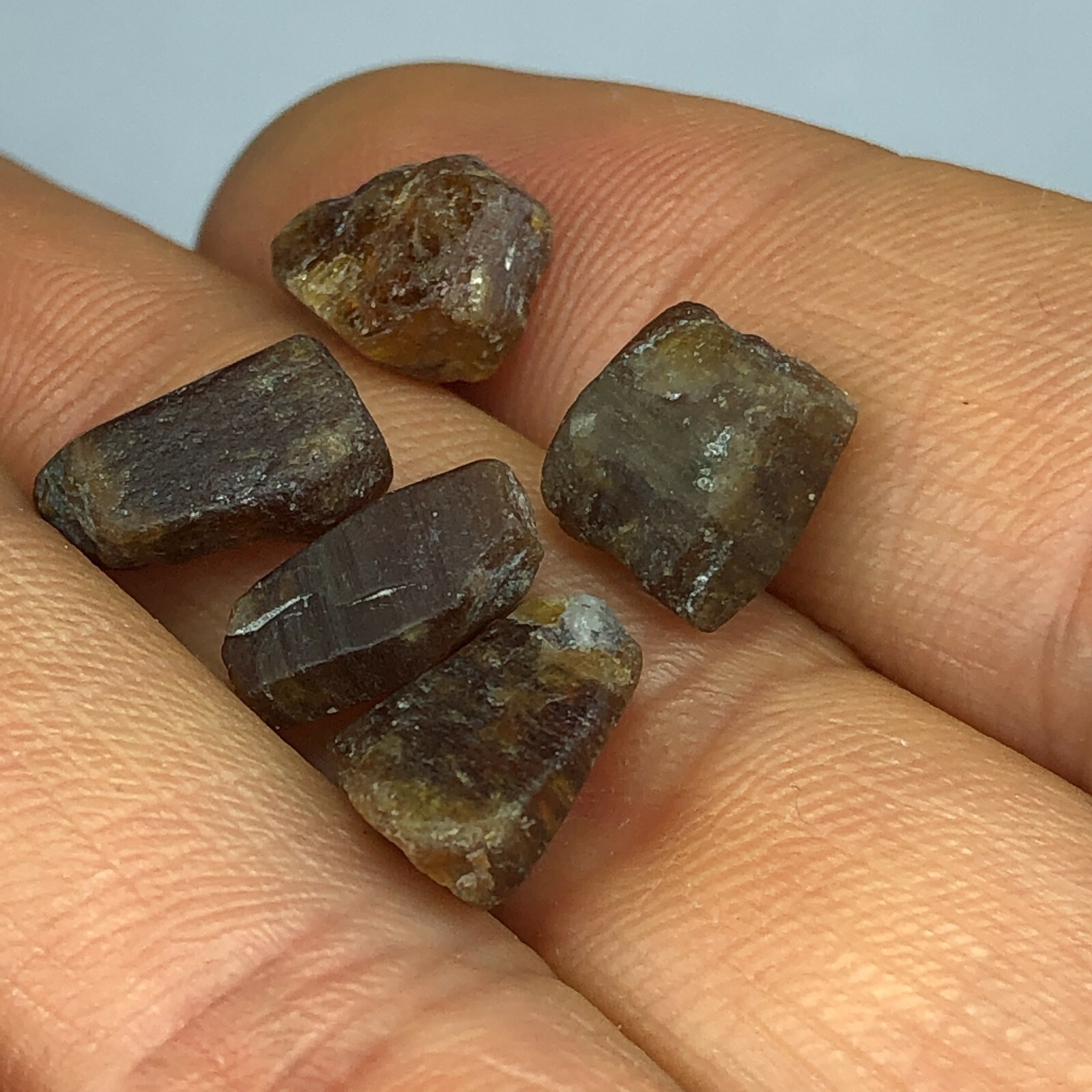 Parisite Lot of 5 pieces 21.5 CARATS / 4.3 gram-High Quality From Muzo Colombia 