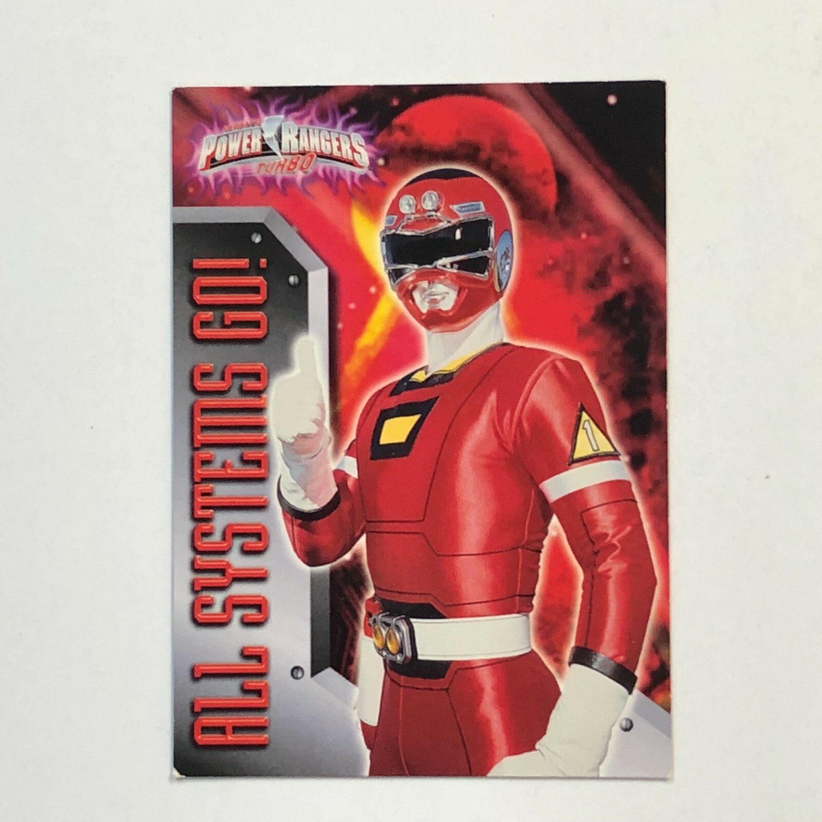 1997 Bandai Power Rangers All Systems Go #7 Trading Card 1997 Bandai Power Rangers All Systems Go #7 Trading Card