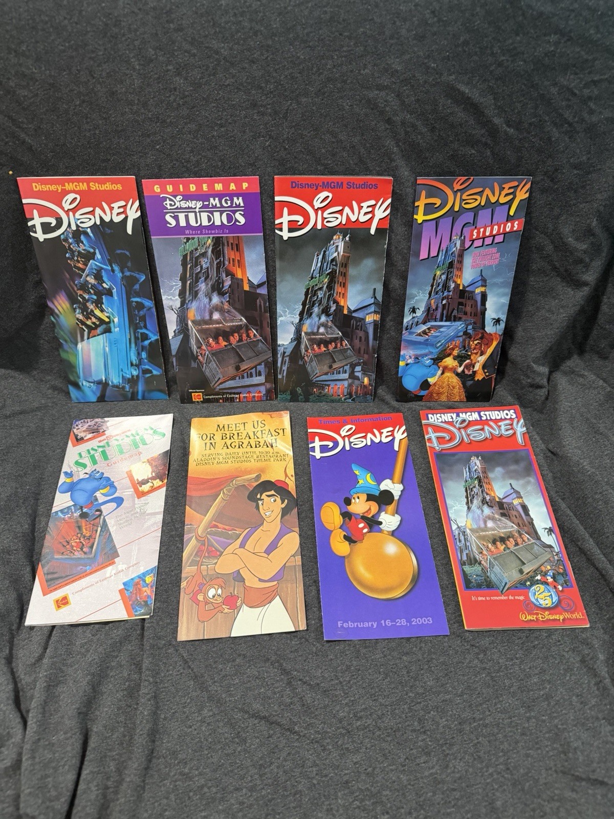 Vtg Disney Parks Guides Maps MGM Studios Brochure Lot Of 8 90s Aladdin 25th Vtg Disney Parks Guides Maps MGM Studios Brochure Lot Of 8 90s Aladdin 25th