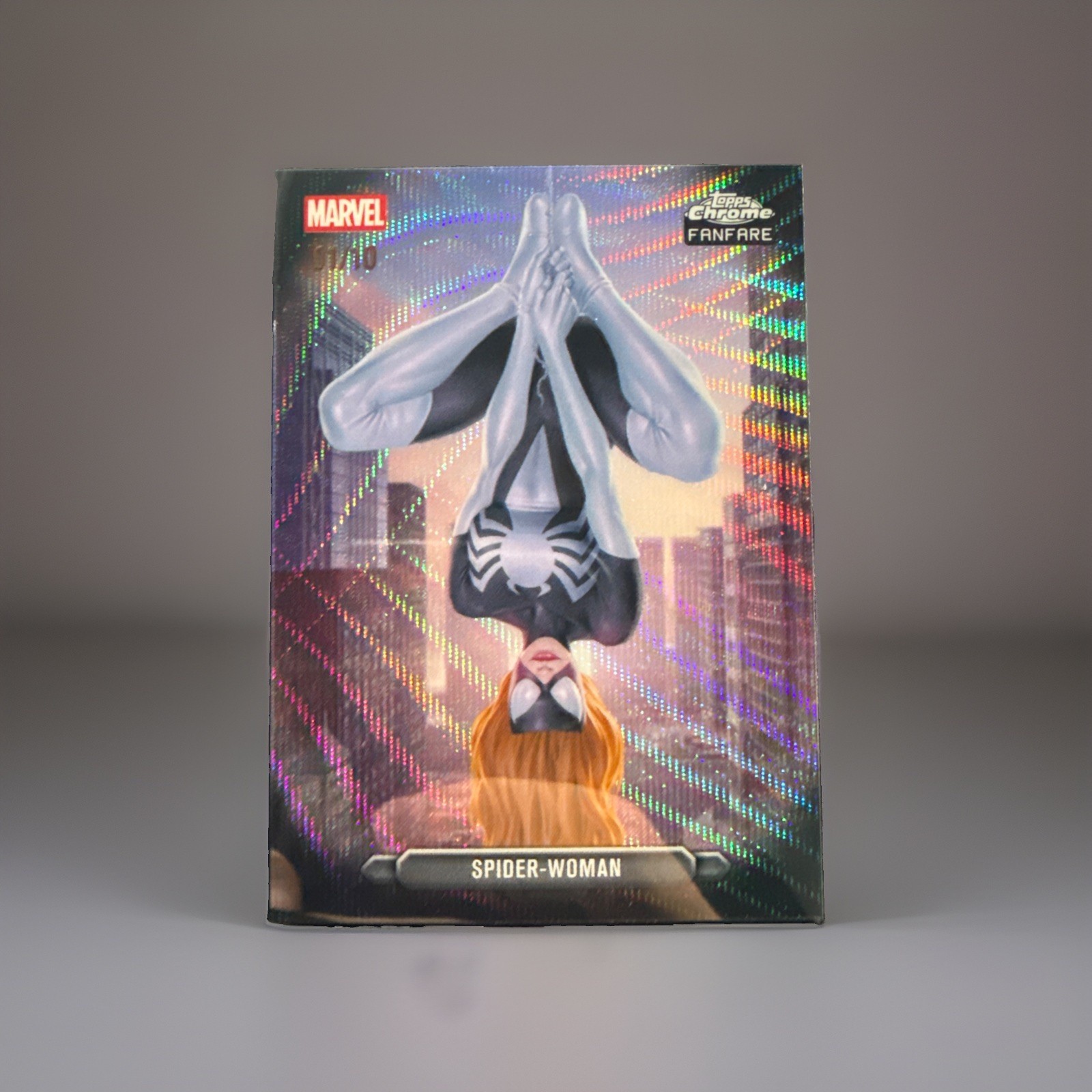 2026 Topps Chrome Marvel Comics Fanfare Spider-Woman FF-42 1/10 FIRST PRINT 2026 Topps Chrome Marvel Comics Fanfare Spider-Woman FF-42 1/10 FIRST PRINT