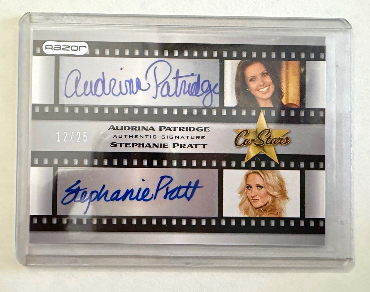 2010 Razor Co-Stars Audrina Patridge Stephanie Pratt Dual Auto /25 The Hills 2010 Razor Co-Stars Audrina Patridge Stephanie Pratt Dual Auto /25 The Hills