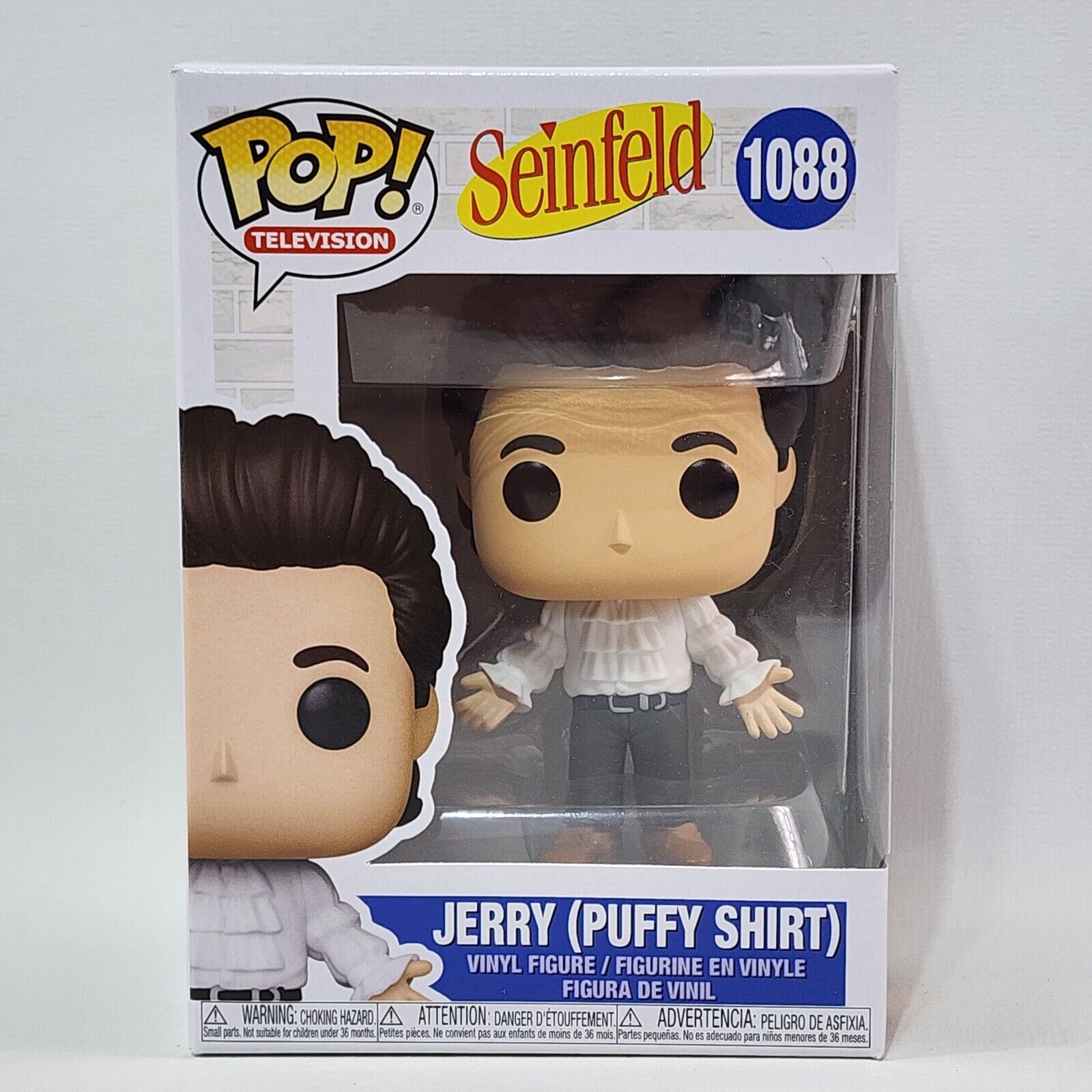 Funko Pop Seinfeld Jerry (Puffy Shirt) #1088 New W/ Protector