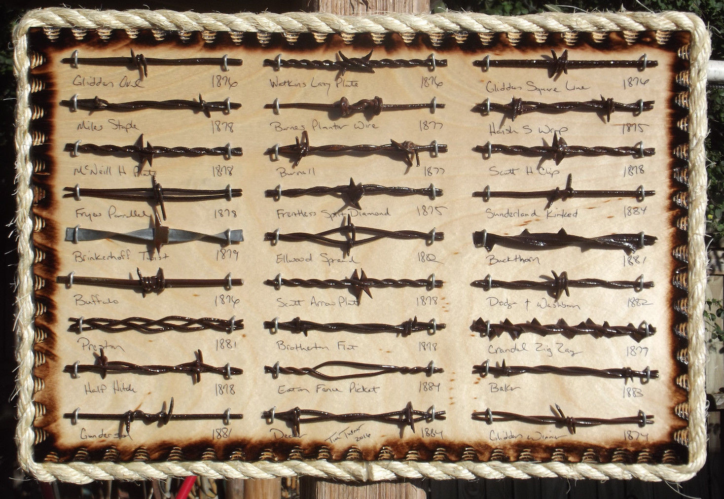 Antique Barbed Wire Display 27 cuts Authentic Barbwire Collection Antique Barbed Wire Display 27 cuts Authentic Barbwire Collection
