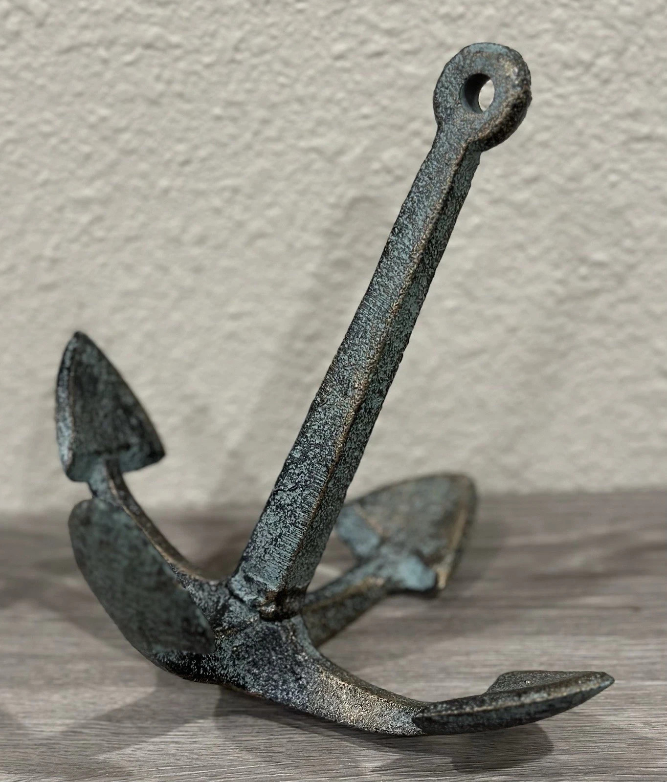 Rustic Anchor Nautical Home Decor Antique-Bronze Verdigris Green Cast Iron Metal Rustic Anchor Nautical Home Decor Antique-Bronze Verdigris Green Cast Iron Metal