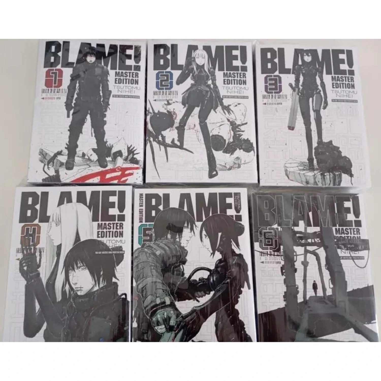 Comic Blame Master Edition Manga English Version Full Set Volume 1-6 Books Fast