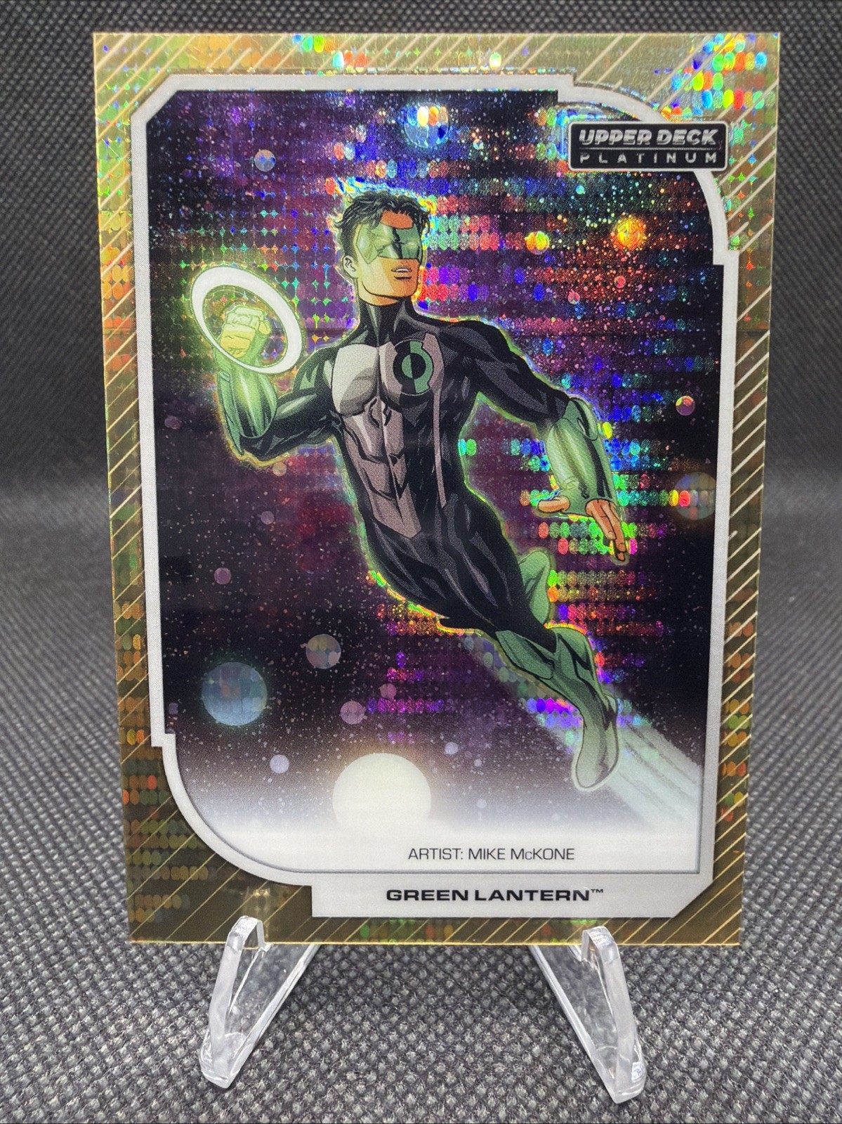 2026 Upper Deck Platinum DC Green Lantern Seismic Gold /10 Artist Mike McKone 2026 Upper Deck Platinum DC Green Lantern Seismic Gold /10 Artist Mike McKone