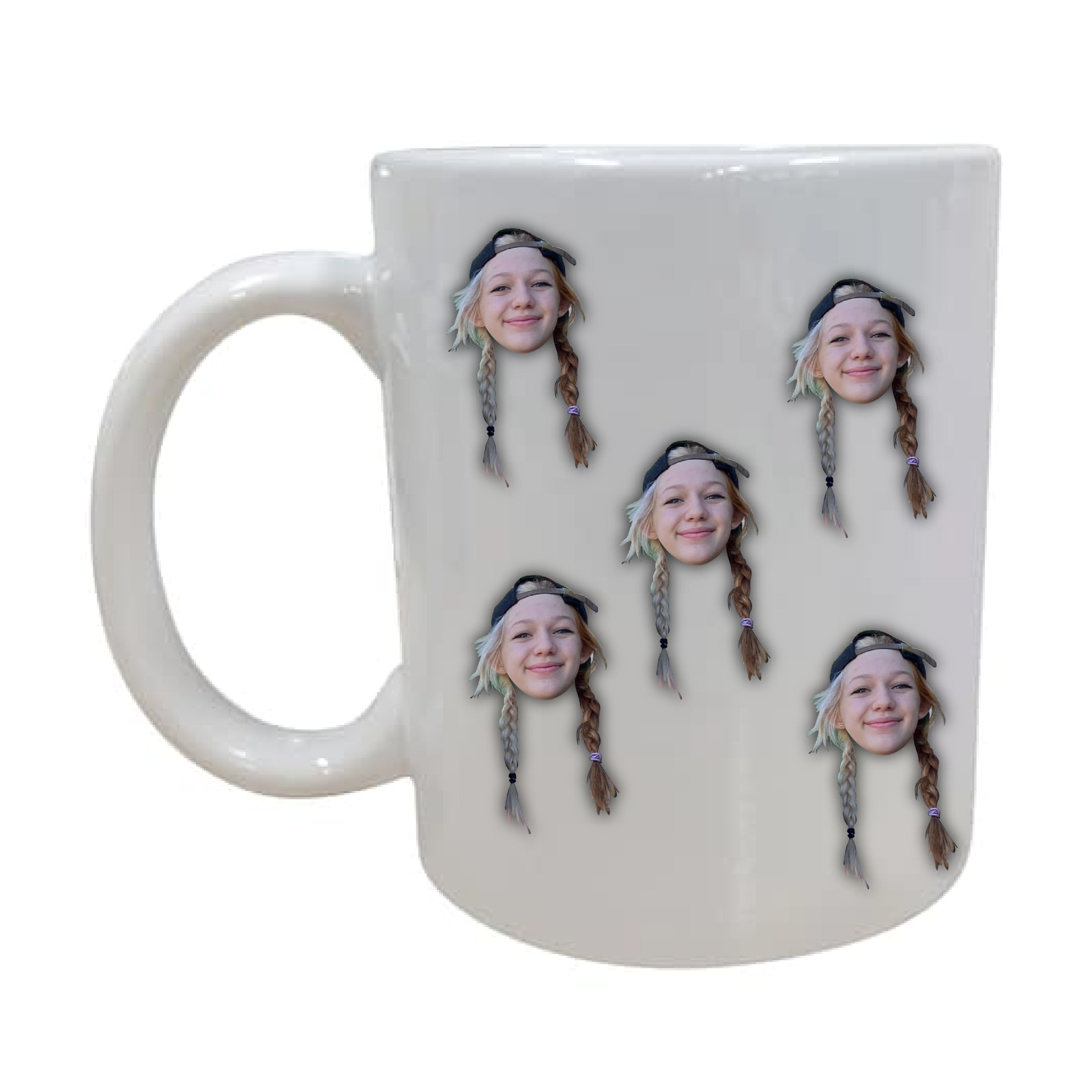 Personalized Mug Custom Photo Head Cut Out Coffee Funny Day Ceramic 11oz Cup