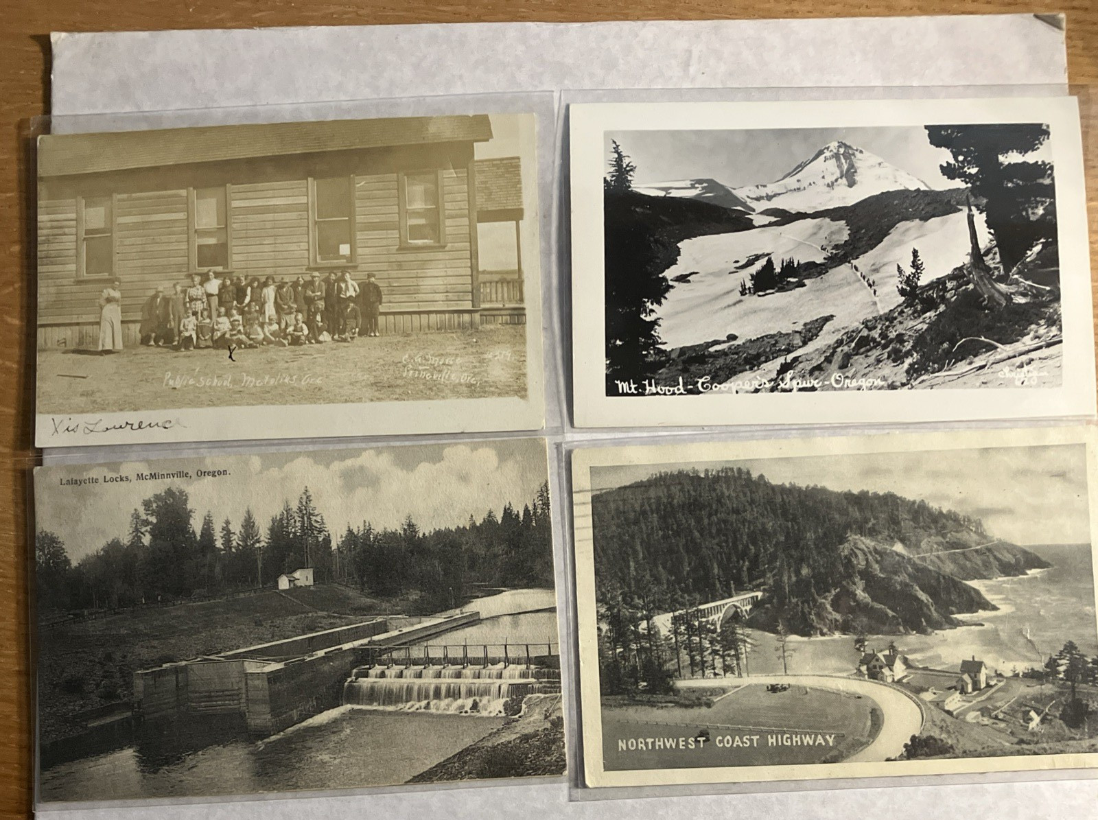 Unique Vintage Oregon 4 Real Photo Postcard Lot RPPC Towns Coast Mountains (9) Unique Vintage Oregon 4 Real Photo Postcard Lot RPPC Towns Coast Mountains (9)