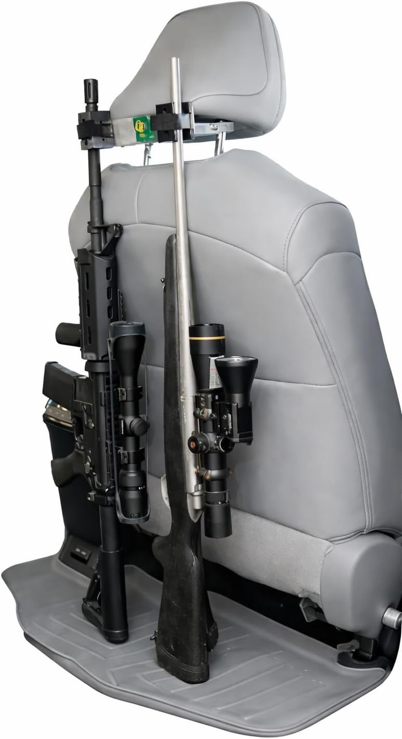 Cojo Universal Vehicle Gun Rack — Vertical Headrest Mount for Trucks, Cars & Suv Cojo Universal Vehicle Gun Rack — Vertical Headrest Mount for Trucks, Cars & Suv