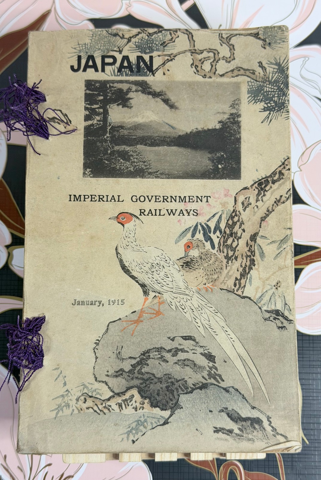1915 Japan Imperial Government Railways Travelers Handy Guide PPIE Scarce