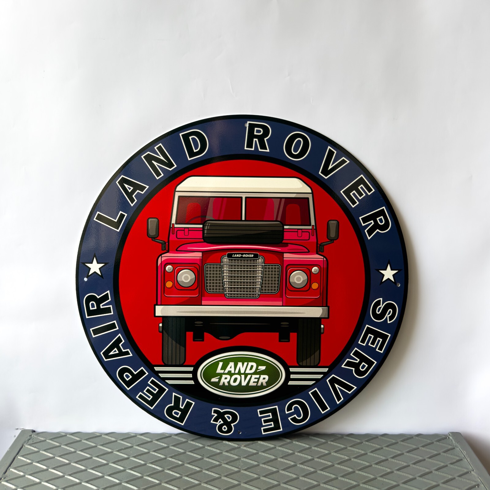 Vintage- High Quality- LAND ROVER RARE SIGN- 19.7" (50cm)