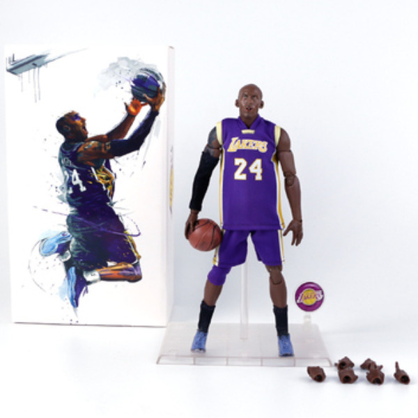 NBA Basketball Star KOBE BRYANT 1/9 Black Mamba Action Figure Model Toy With Box