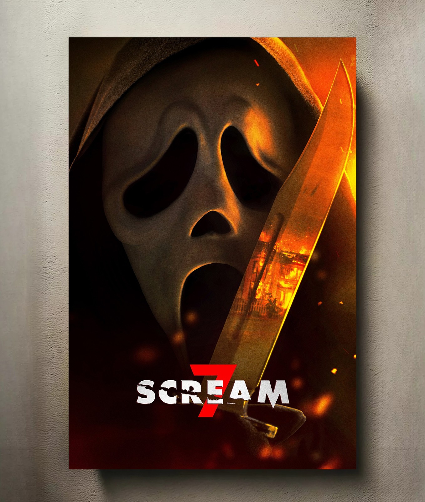 Scream 7 8x12 Metal Movie Poster Sign Scream 7 8x12 Metal Movie Poster Sign