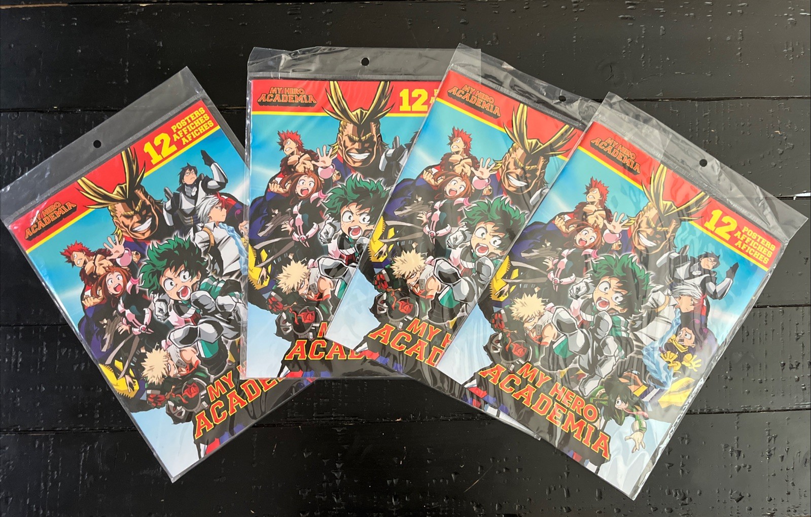 4X My Hero Academia Small Poster Lot. Twelve (12) 9x11 posters. New, Sealed. 4X My Hero Academia Small Poster Lot. Twelve (12) 9x11 posters. New, Sealed.