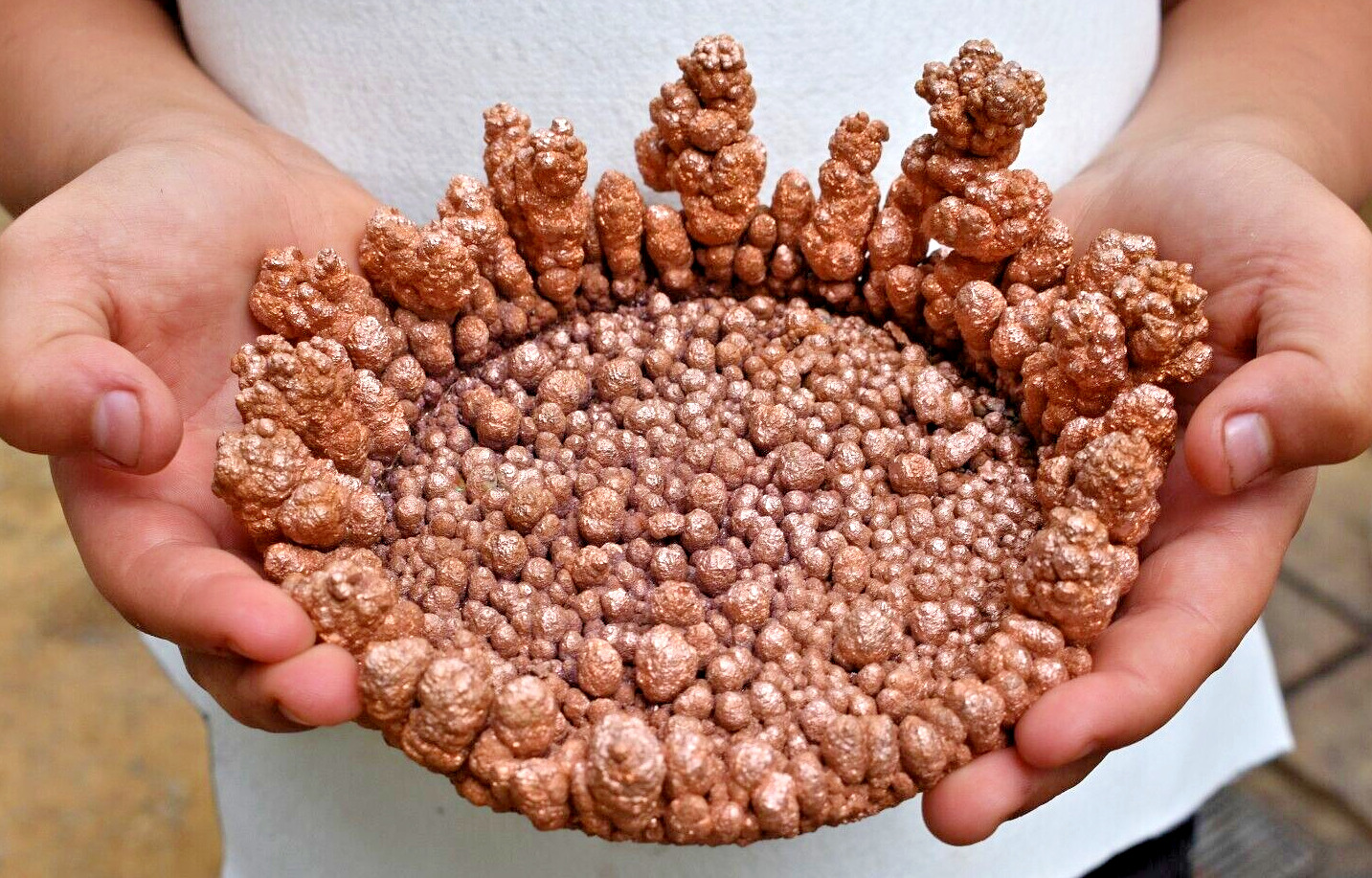 Insane ALMOST 5lb Ultra Pure Crystalline Copper Cluster Nugget COLLECT &DISPLAY
