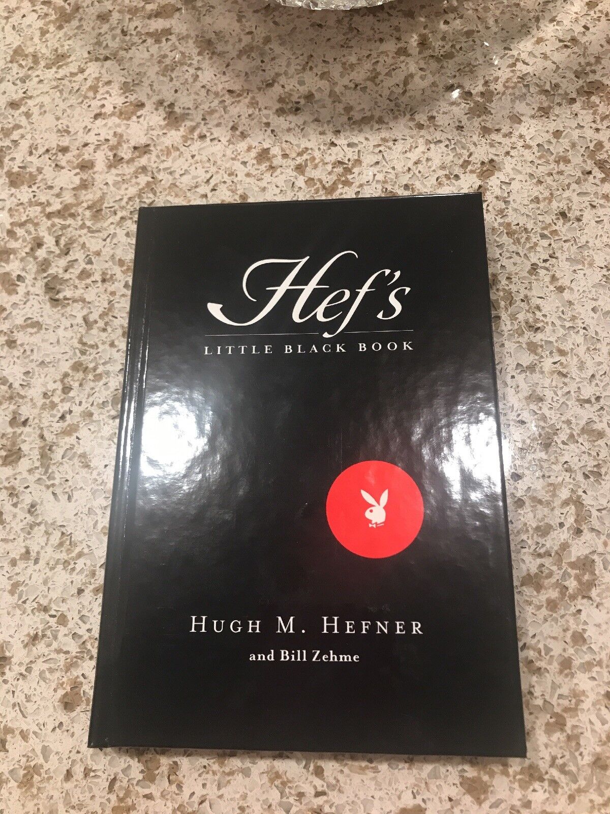 Hugh Hefner Signed Book Hef's Little Black Book Auto Playboy RARE NO RESERVE