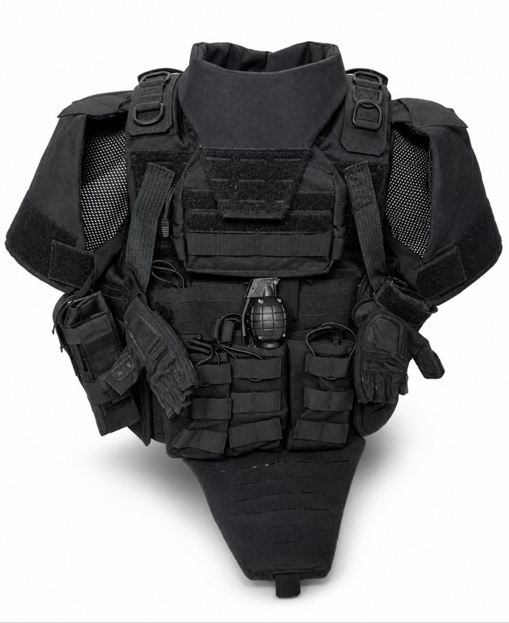Military Style Tactical Vest Cosplay Costume Prop No Ballistic Military Style Tactical Vest Cosplay Costume Prop No Ballistic