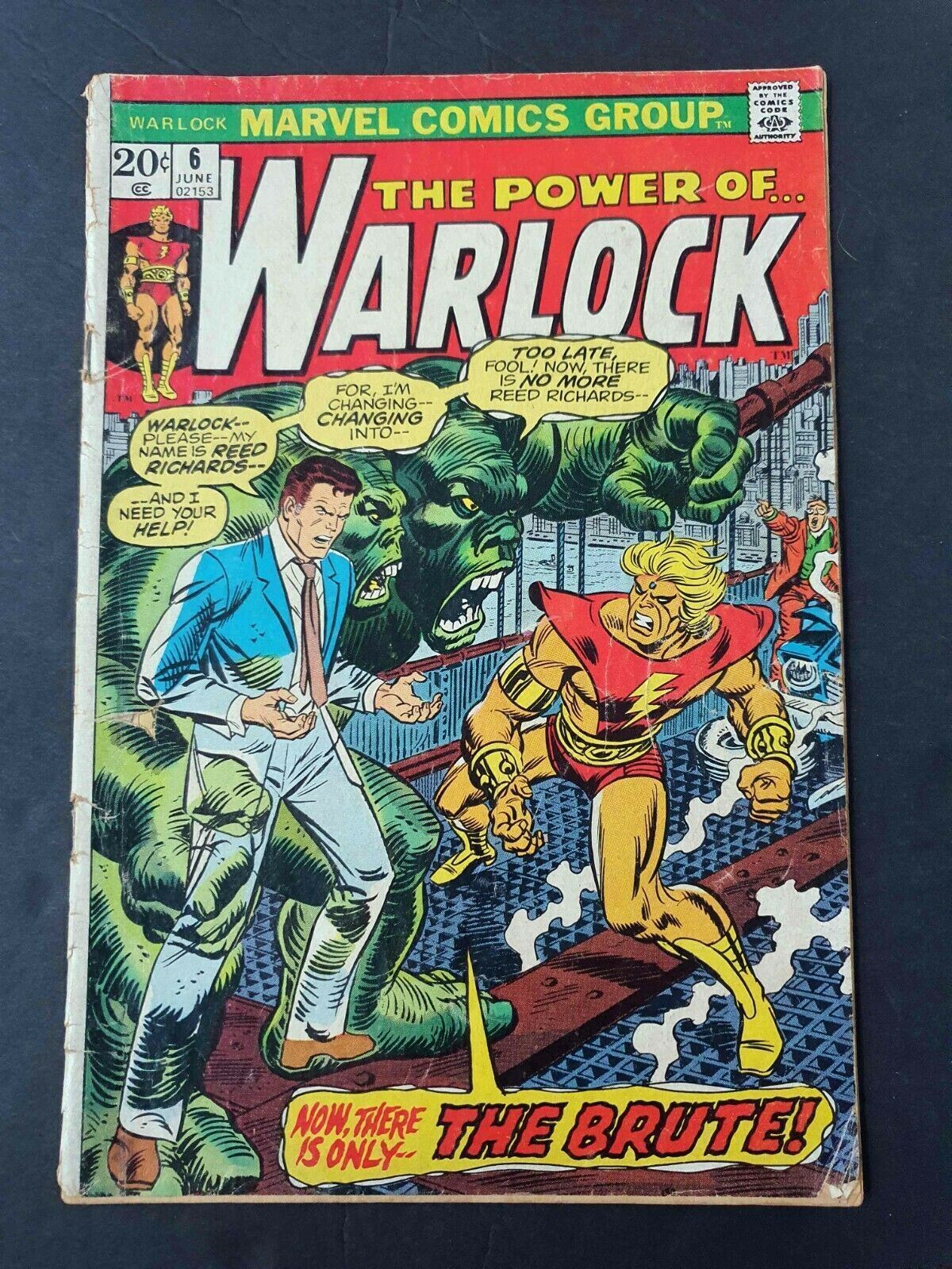 Warlock  #6  Marvel Comics 1973 Gd+