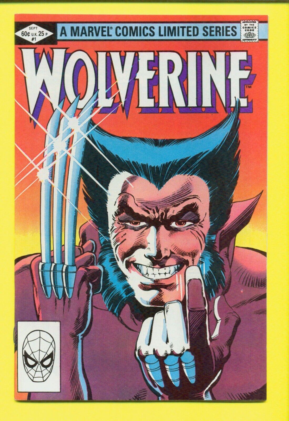 Wolverine #1 SEP 1982 1st Solo Limited Series Frank Miller HIGH-GRADE ITEM:24530