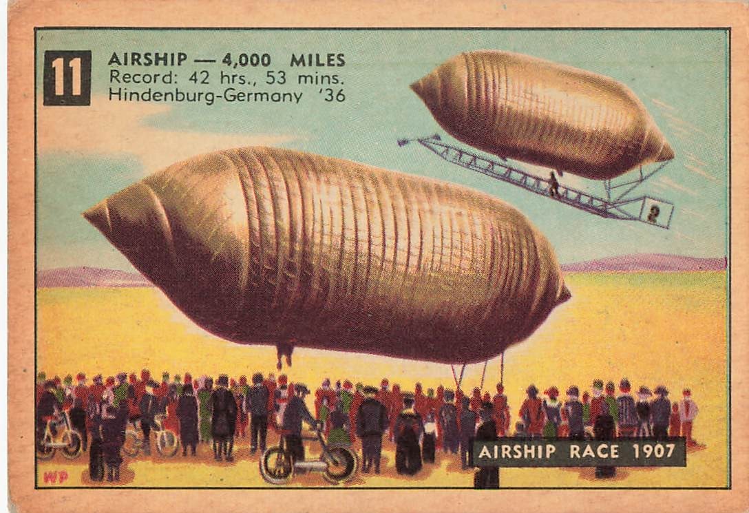 AIRSHIP 4000 MILES 1954 PARKHURST RACE AGAINST TIME #11 AIRSHIP 4000 MILES 1954 PARKHURST RACE AGAINST TIME #11