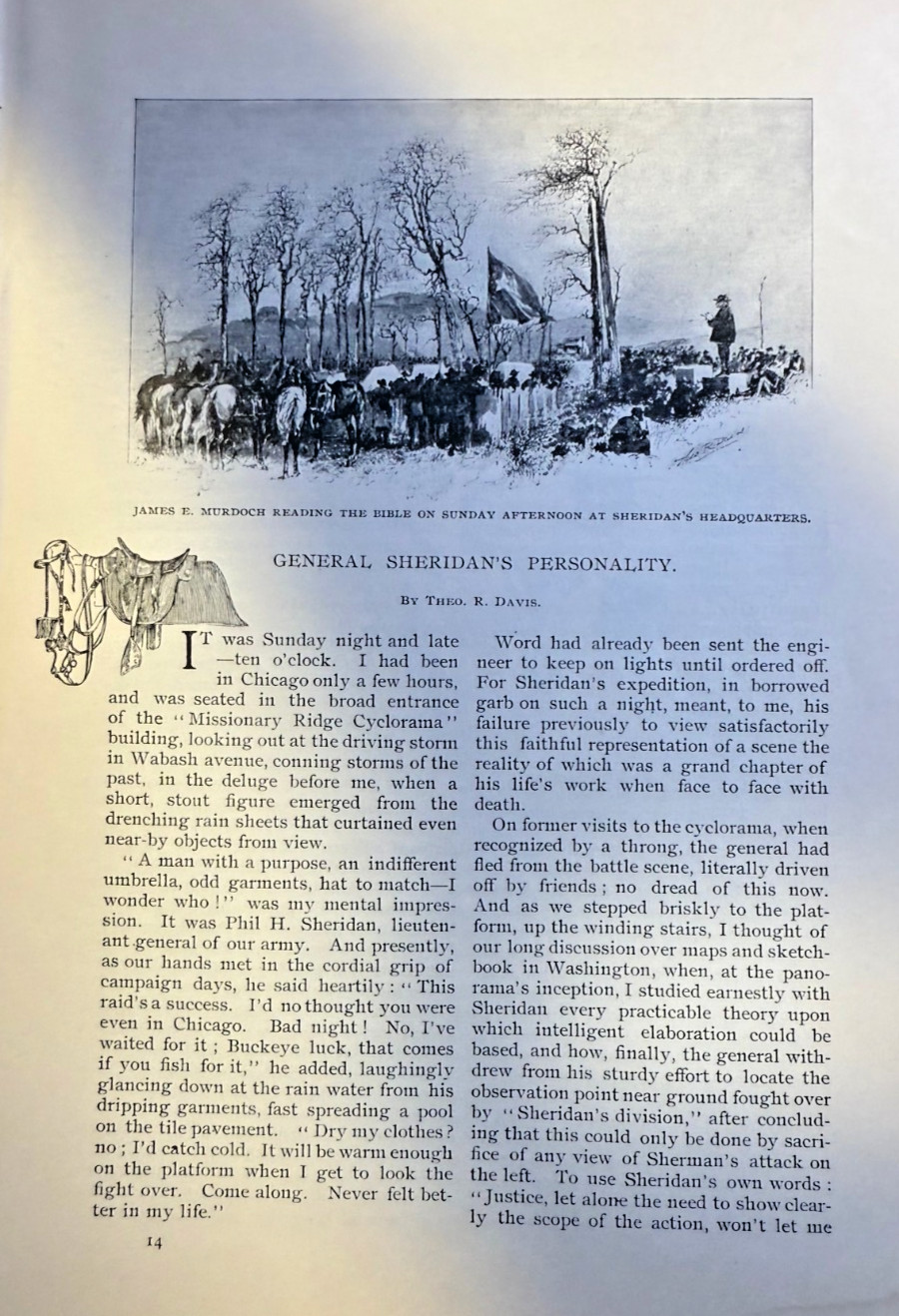 1892 Personality of General Philip Sheridan 1892 Personality of General Philip Sheridan