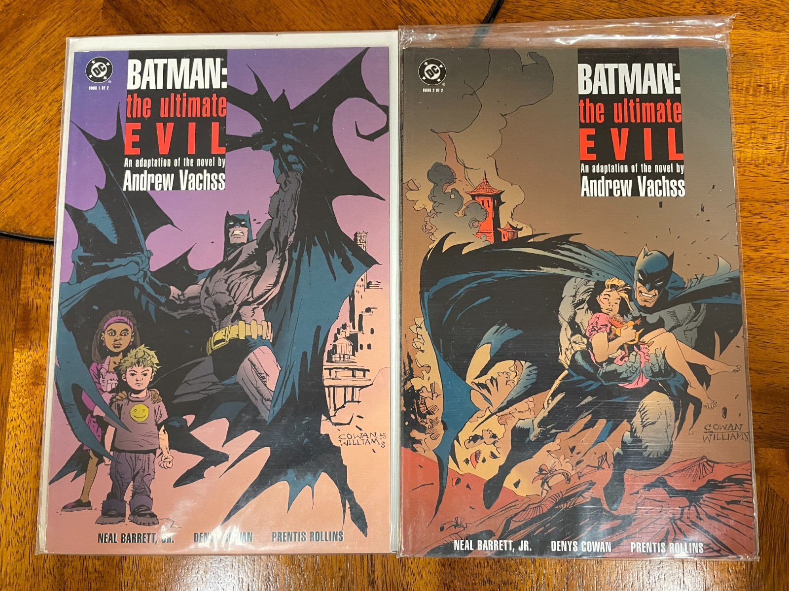 Batman: The Ultimate Evil Book 1 & 2 (DC 1995) Full Set 1st Print High Grade Batman: The Ultimate Evil Book 1 & 2 (DC 1995) Full Set 1st Print High Grade