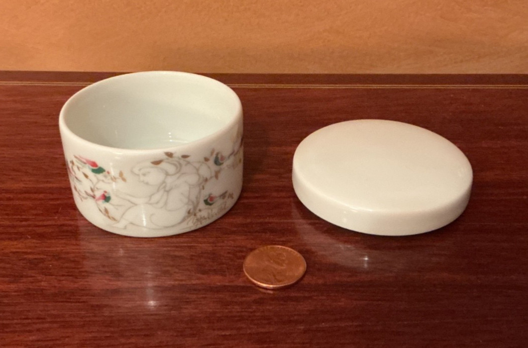 VTG Rosenthal Fine Bone China Germany Jewelry Trinket Box VTG Rosenthal Fine Bone China Germany Jewelry Trinket Box