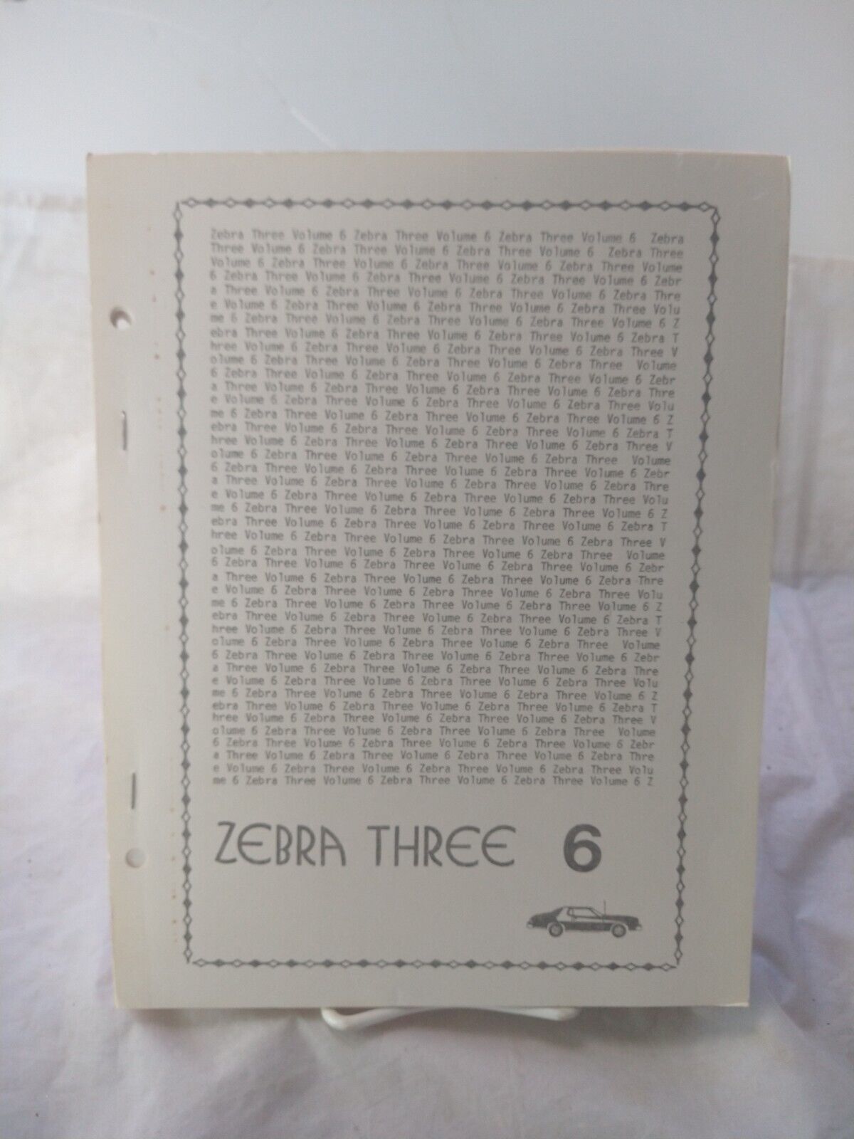 Vintage Fanzine Starsky And Hutch Zebra Three Volume Six 1981