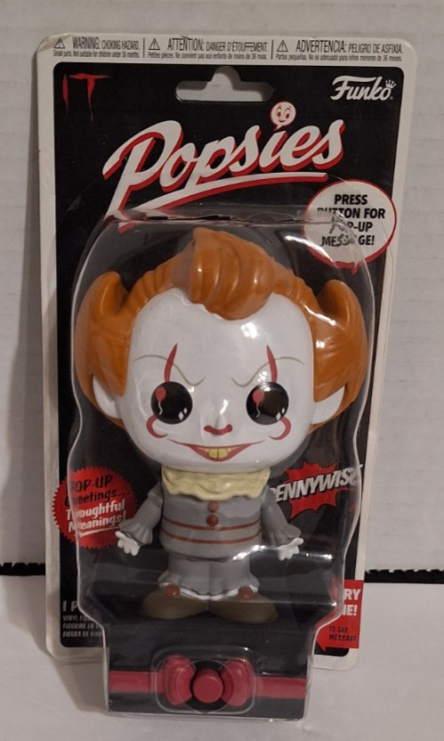 Brand New Funko Popsies IT PENNYWISE Figurine FTM Exclusive RETIRED
