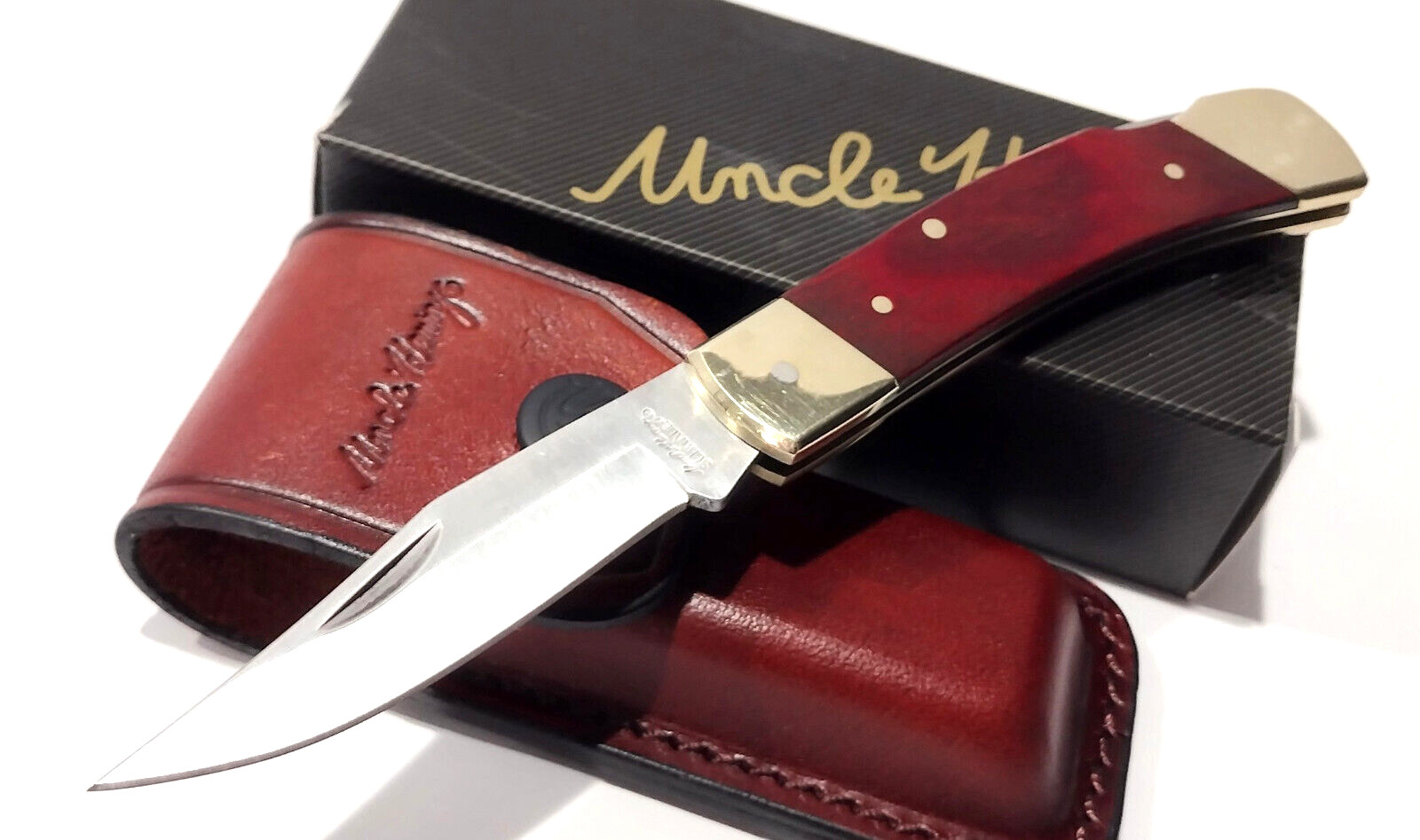 Schrade Old Timer Uncle Henry Smoky Lockback Folding Pocket Knife Sheath New LB5 Schrade Old Timer Uncle Henry Smoky Lockback Folding Pocket Knife Sheath New LB5
