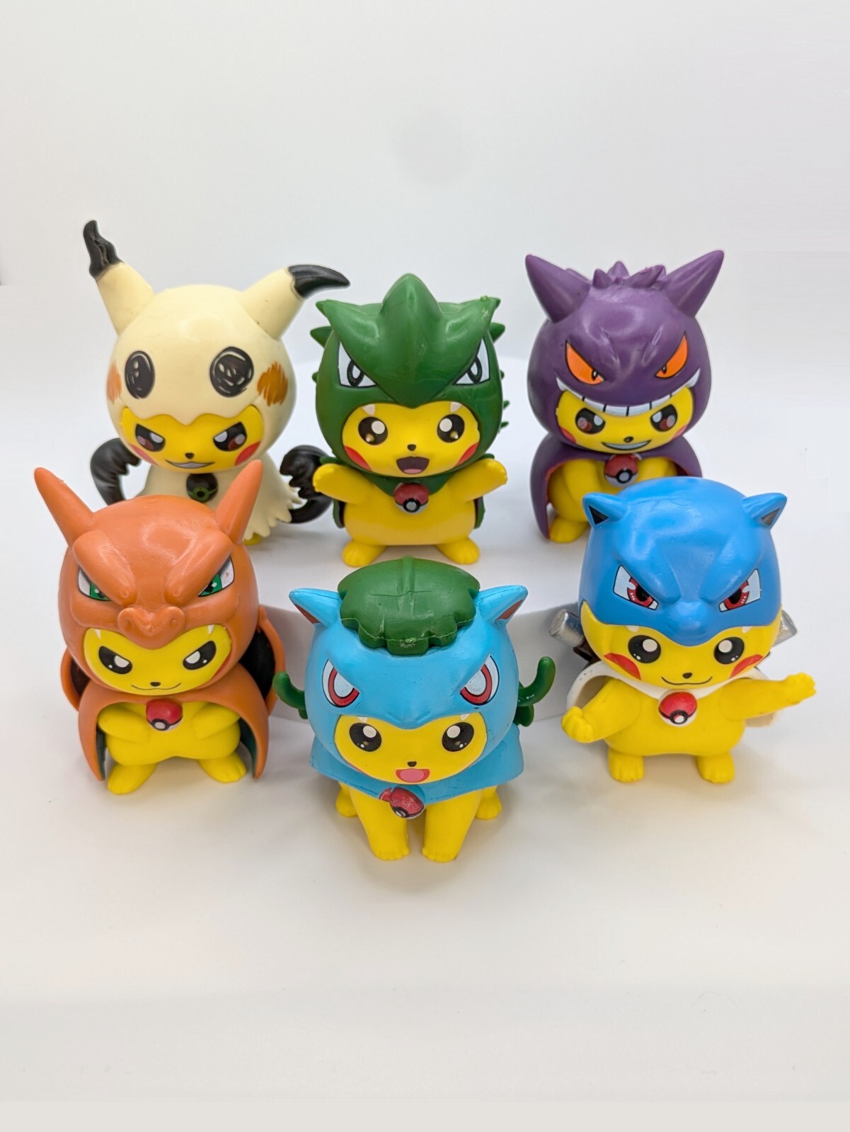 Pikachu Cosplay Collectible Figurine Set – 6 Pokemon Pikachu Statues in Cosplay Pikachu Cosplay Collectible Figurine Set – 6 Pokemon Pikachu Statues in Cosplay