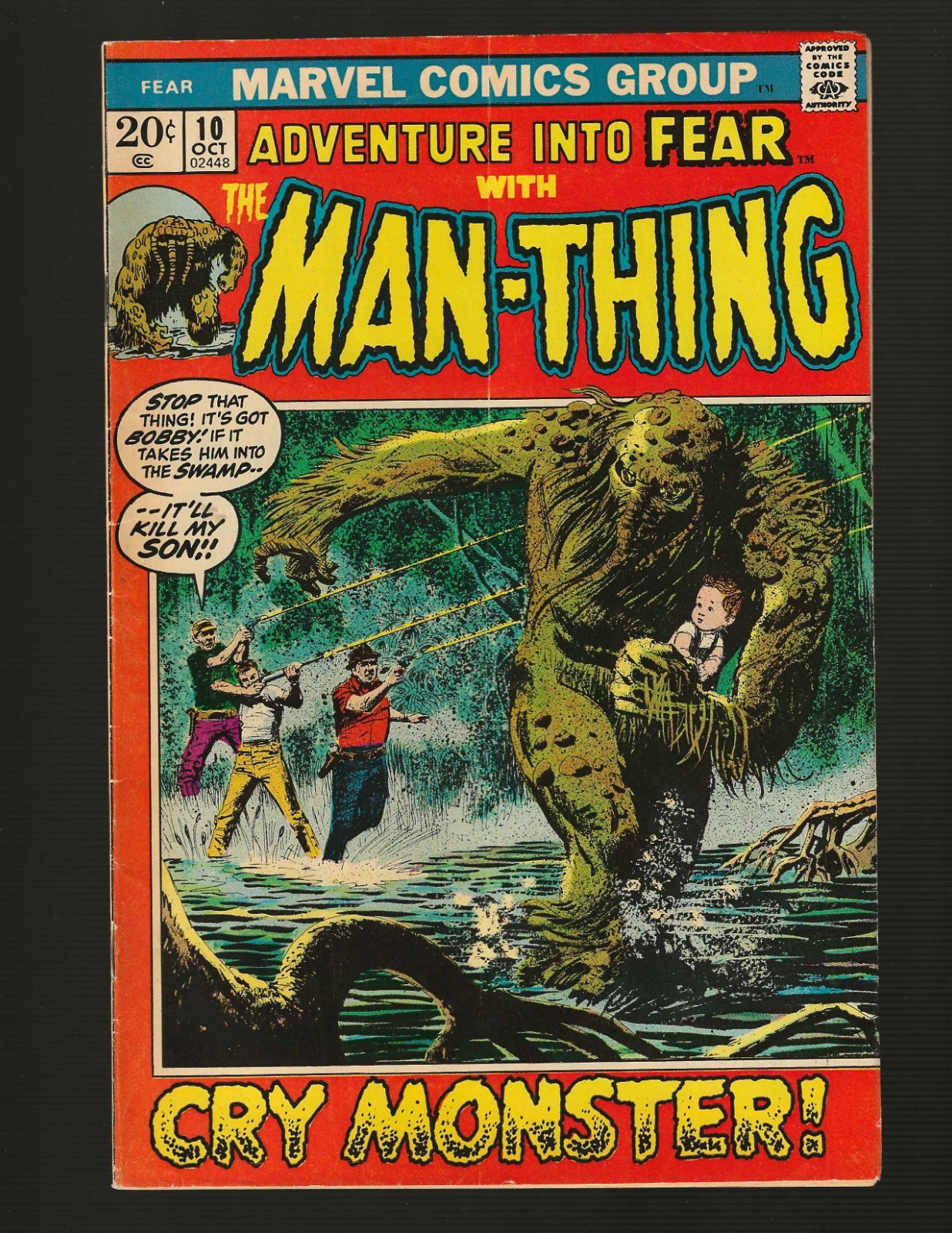 Adventure into Fear # 10 (5.5) 10/1972 Marvel 20c Picture Frame Key Bronze-Age Adventure into Fear # 10 (5.5) 10/1972 Marvel 20c Picture Frame Key Bronze-Age