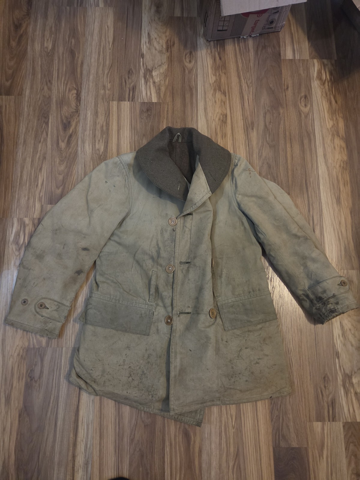 WWII WW2 Military US Army Original M1938 Mackinaw Cold Weather Jeep Coat WWII WW2 Military US Army Original M1938 Mackinaw Cold Weather Jeep Coat
