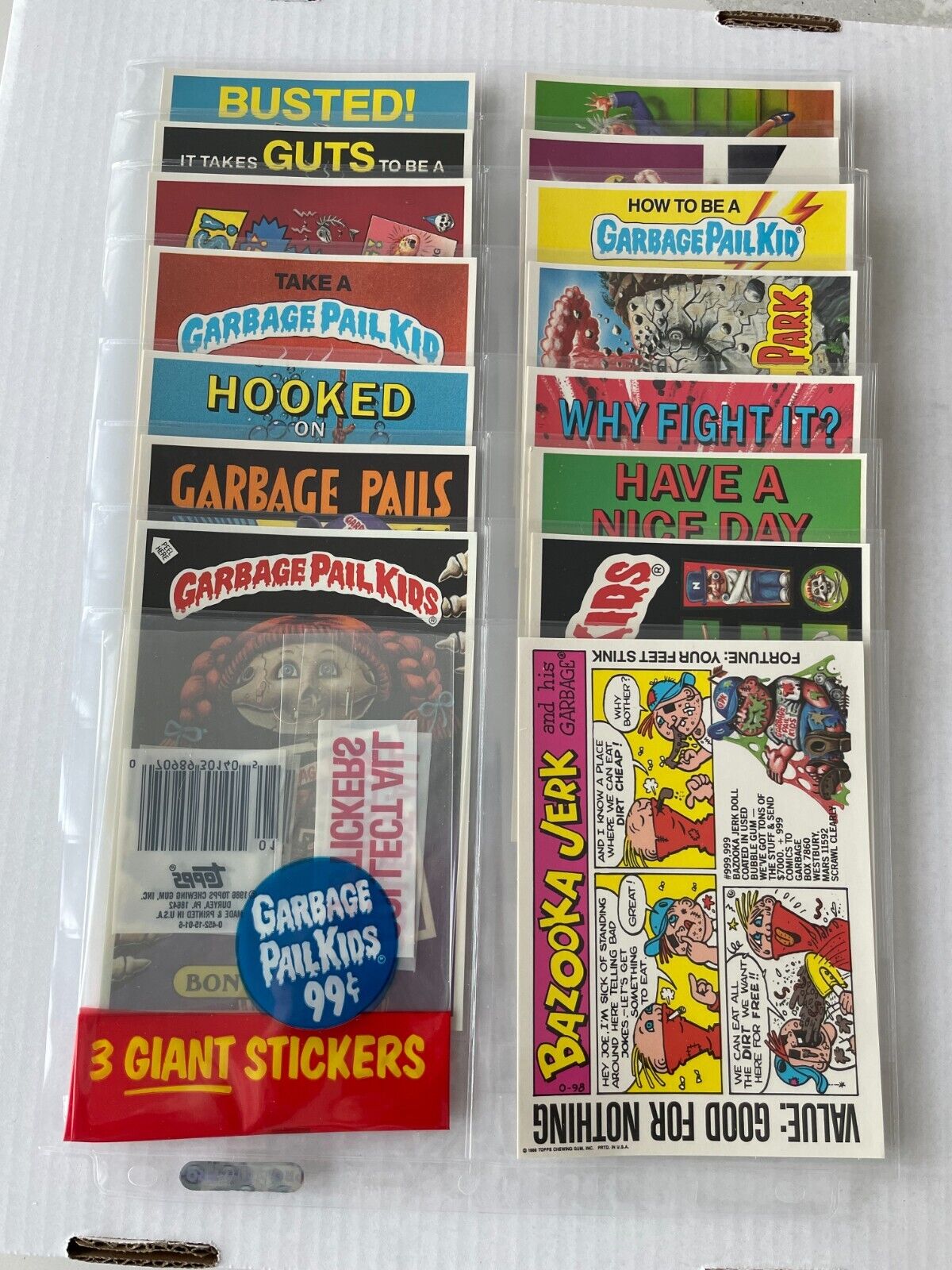 1986 Topps Garbage Pail Kids 2ND SERIES 2 Complete 5x7\