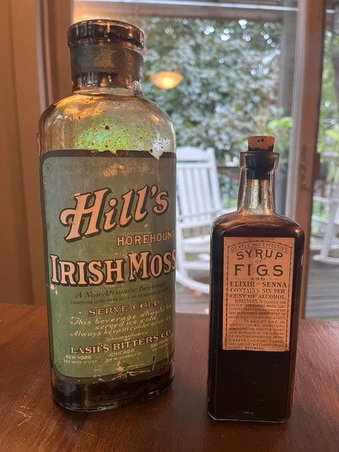 2 Antique Labeled Medicine bottles-Lash's Bitters Co.+Syrup of Figs (lot of 2) 2 Antique Labeled Medicine bottles-Lash's Bitters Co.+Syrup of Figs (lot of 2)