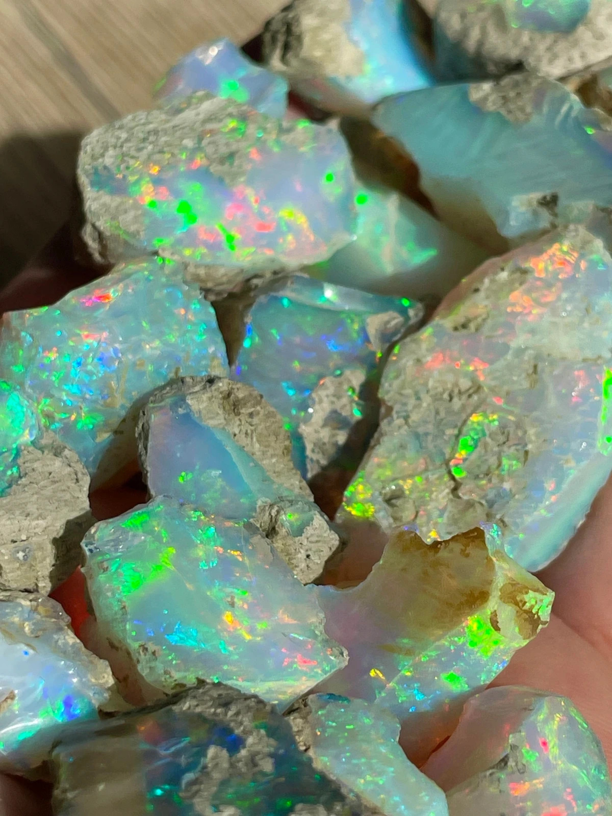 50Ct Natural Ethiopian Jumbo Welo Fire Opal Rough Specimen Gemstone Lot 50Ct Natural Ethiopian Jumbo Welo Fire Opal Rough Specimen Gemstone Lot