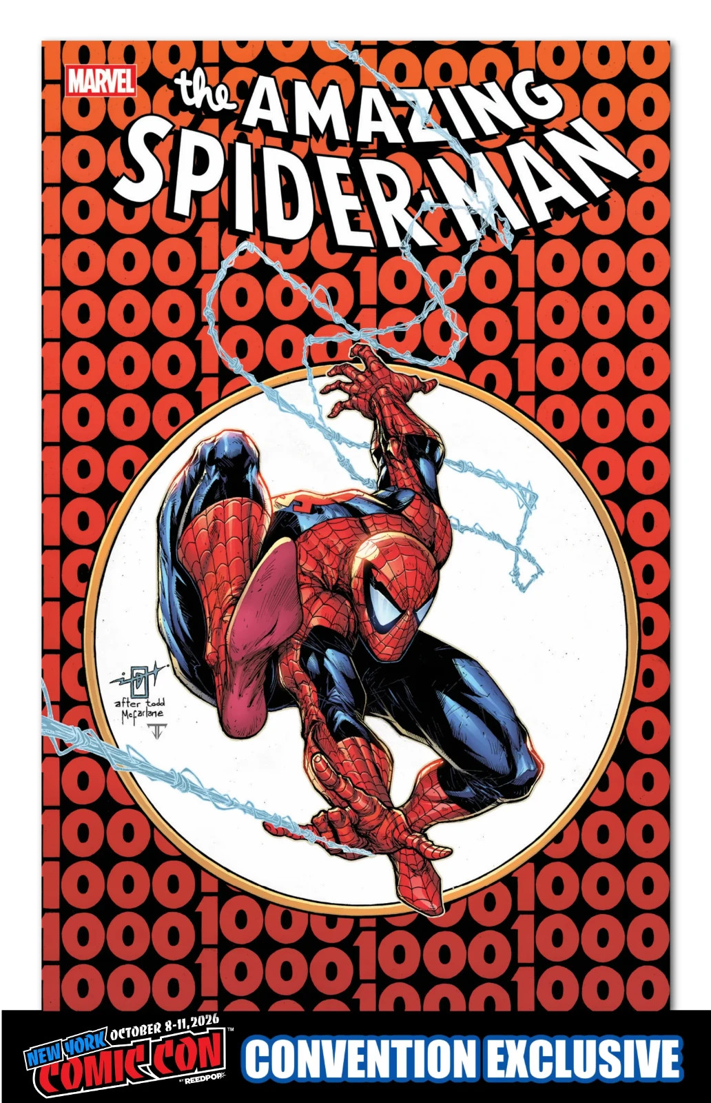 AMAZING SPIDER-MAN #1000 NYCC 2026 URIBE HOMAGE VARIANT 2026 MARVEL COMICS AMAZING SPIDER-MAN #1000 NYCC 2026 URIBE HOMAGE VARIANT 2026 MARVEL COMICS