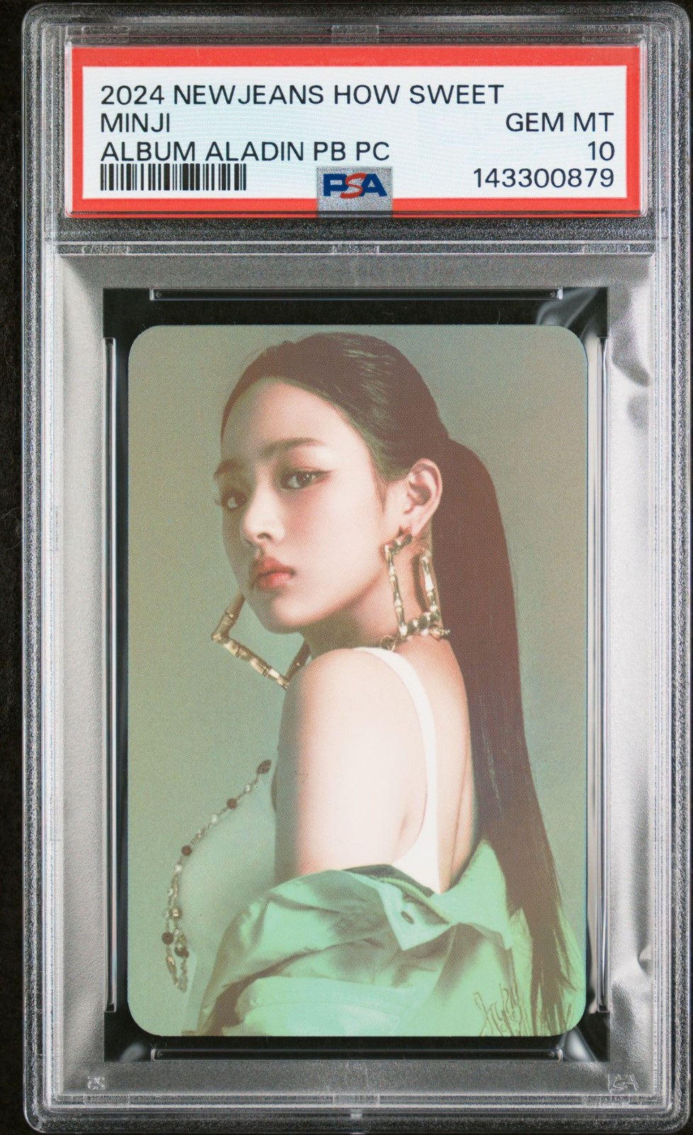 MINJI 2024 NEWJEANS HOW SWEET PURCHASE BONUS ALADIN GEM MINT PSA 10 MINJI 2024 NEWJEANS HOW SWEET PURCHASE BONUS ALADIN GEM MINT PSA 10