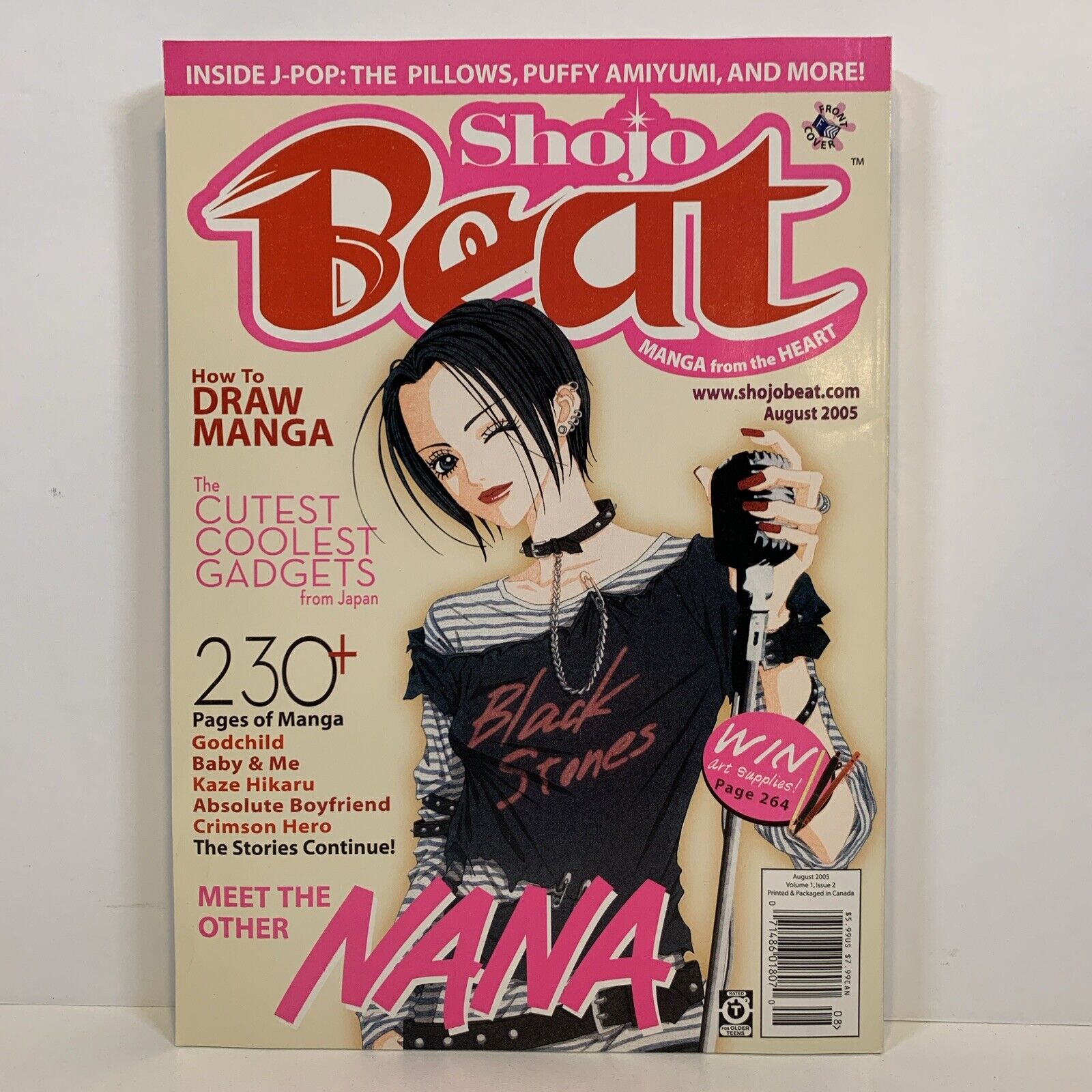 Shojo Beat Volume 1 Issue 2 August 2005 Manga Magazine -Feature Nana