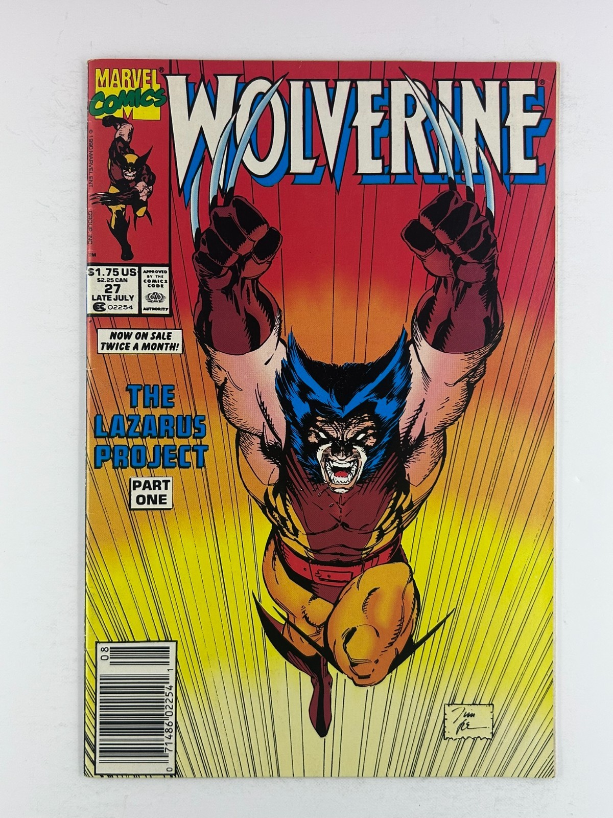 Wolverine #27 Newsstand Variant (Marvel Comics Late July 1990) Wolverine #27 Newsstand Variant (Marvel Comics Late July 1990)