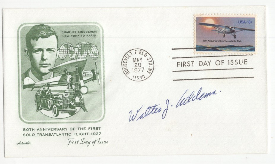 Walter J. Addems Signed Cover Autographed / Early Birds of Aviation Walter J. Addems Signed Cover Autographed / Early Birds of Aviation